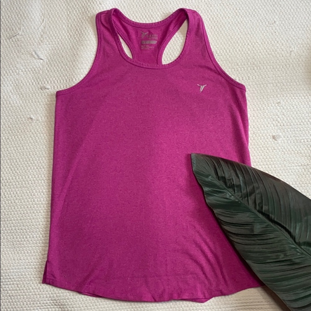 Girls Racer Back Athletic Tank Top